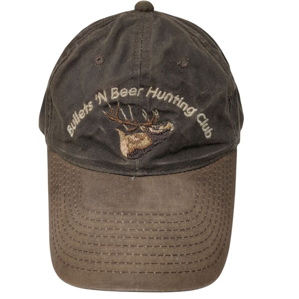 Bullets 'N Beer Hunting Club Slideback Hat Brown One Size San Martin